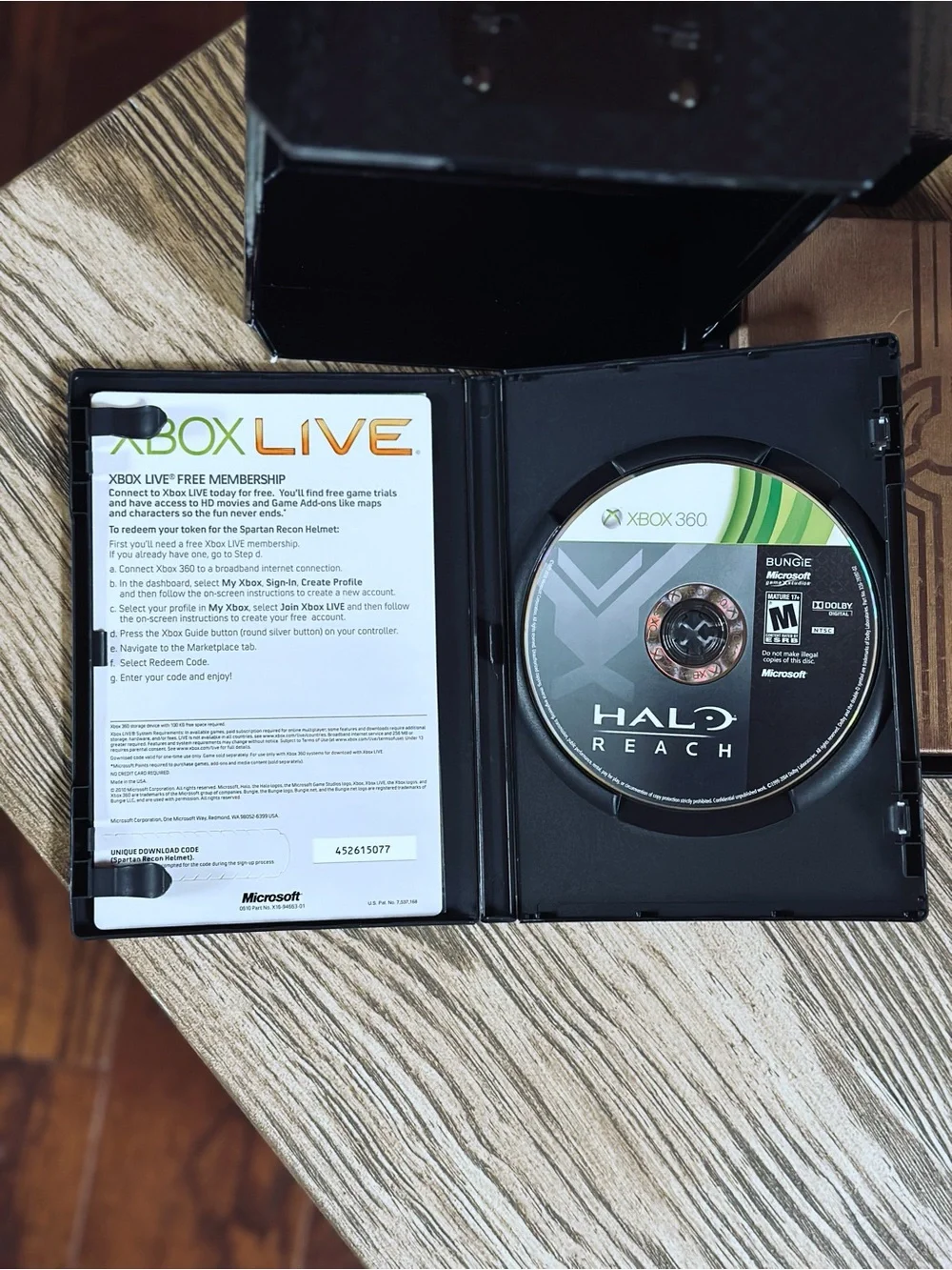 Xbox game disc